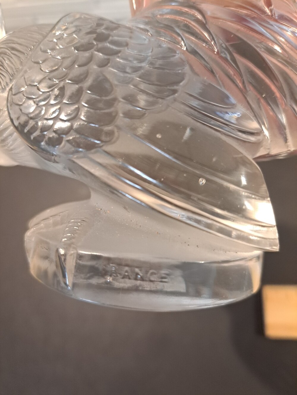 Lalique Clear Crystal Rooster Sculpture - Picture 5 of 14